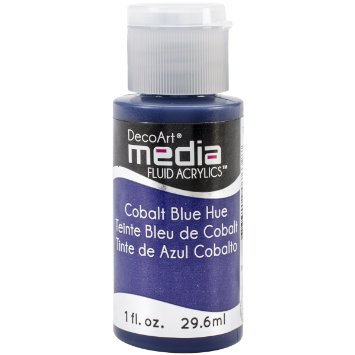 DecoArt Media Fluid Acrylic Paint - Cobalt Blue Hue